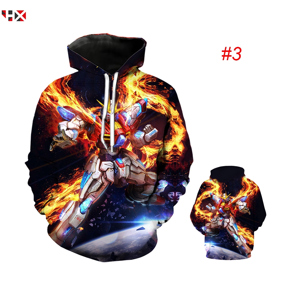 CLOOCL Mobile Suit Gundam Series Battlegear 3D Print Men Hoodies | BigBuy360 - bigbuy360.vn