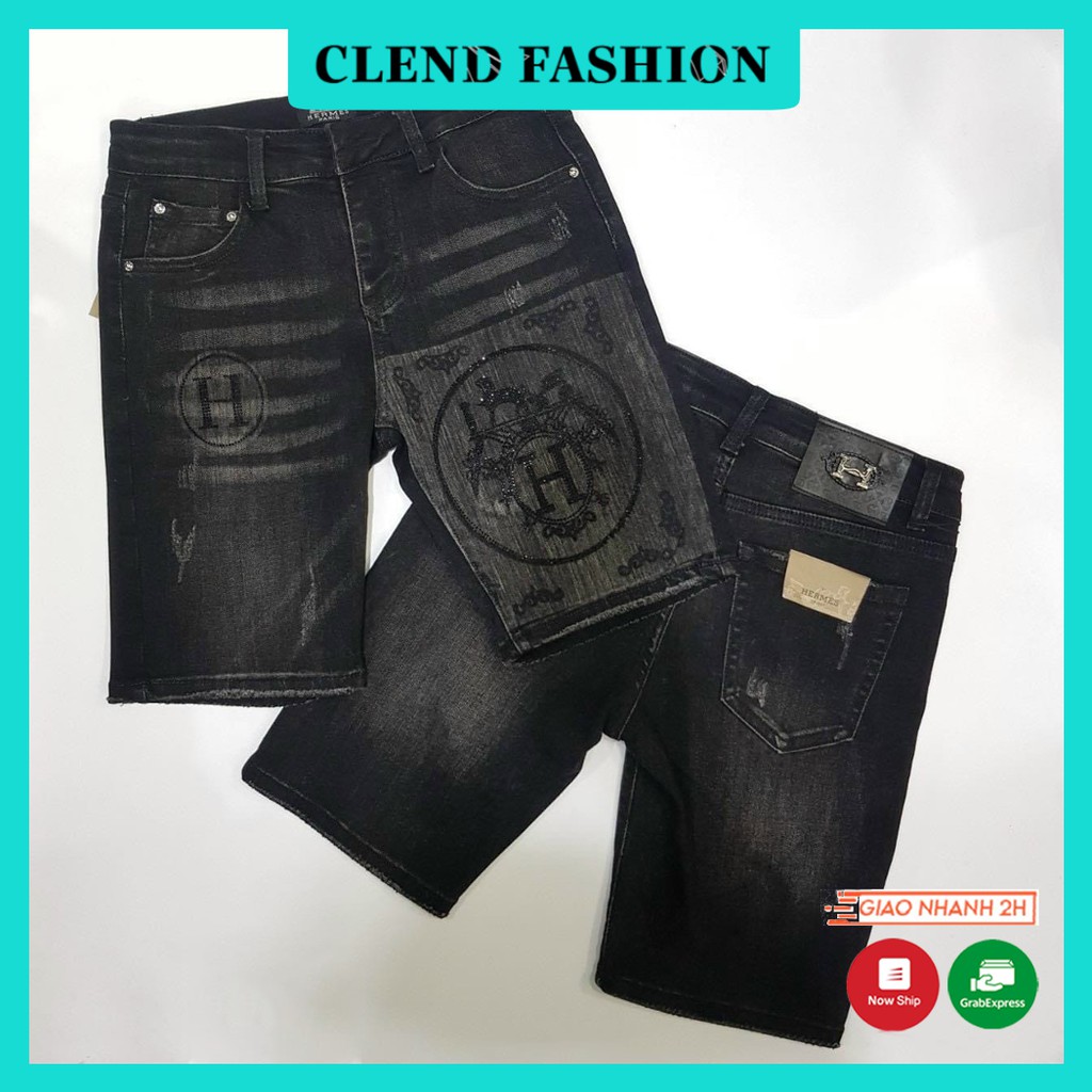 Quần Short , Quần Sọt Jean Nam Clend Fashion Chất Liệu Demin Co giãn Thoáng Mát Thời Trang Cao Cấp QE33 | BigBuy360 - bigbuy360.vn