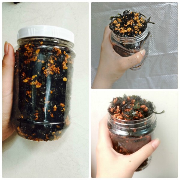 Rong biển cháy tỏi - siêu ngon - 1 hủ