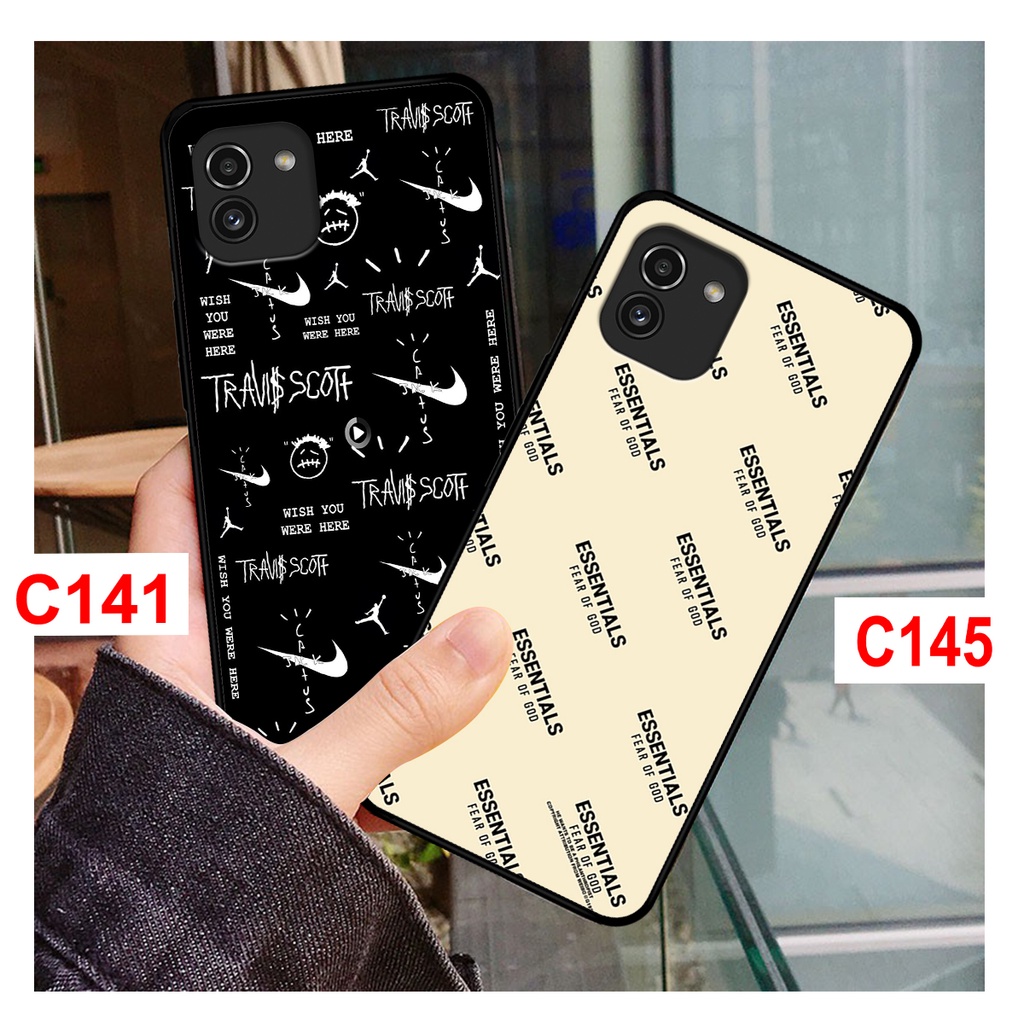 Ốp lưng Samsung  A03 in hình thương hiệu thời trang. ốp samsung A03 rẻ bền đẹp.