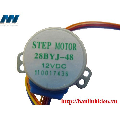 Động Cơ Bước 12V STEP MOTOR 28BYJ-48 12VDC