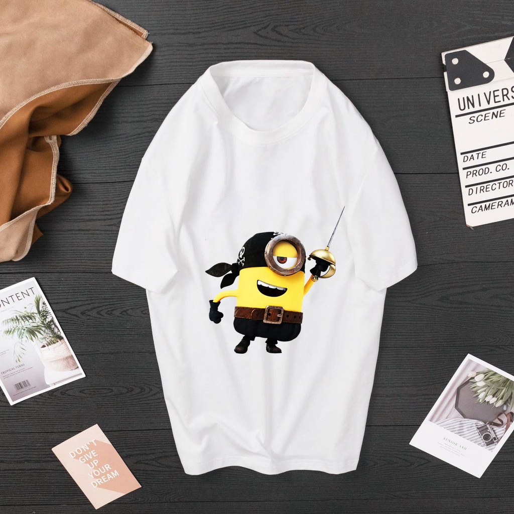 Áo thun tay ngắn in hình nhân vật minion ,mẫu mới sl có hạn - P153