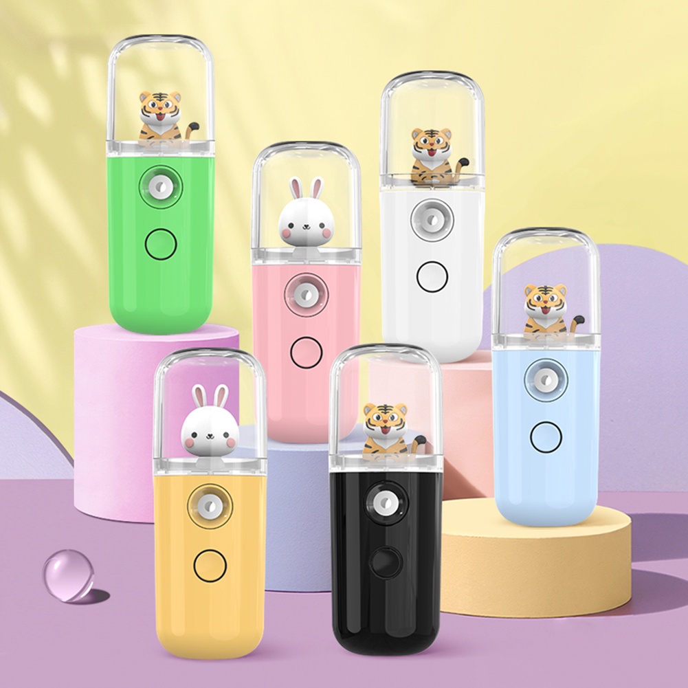 Máy phun khử trùng cầm tay máy phun sương nano Máy phun sương Mini USB có thể sạc lại mặt máy hấp cơ thể tốt nhất máy phun nano sáng tạo thú cưng dễ thương