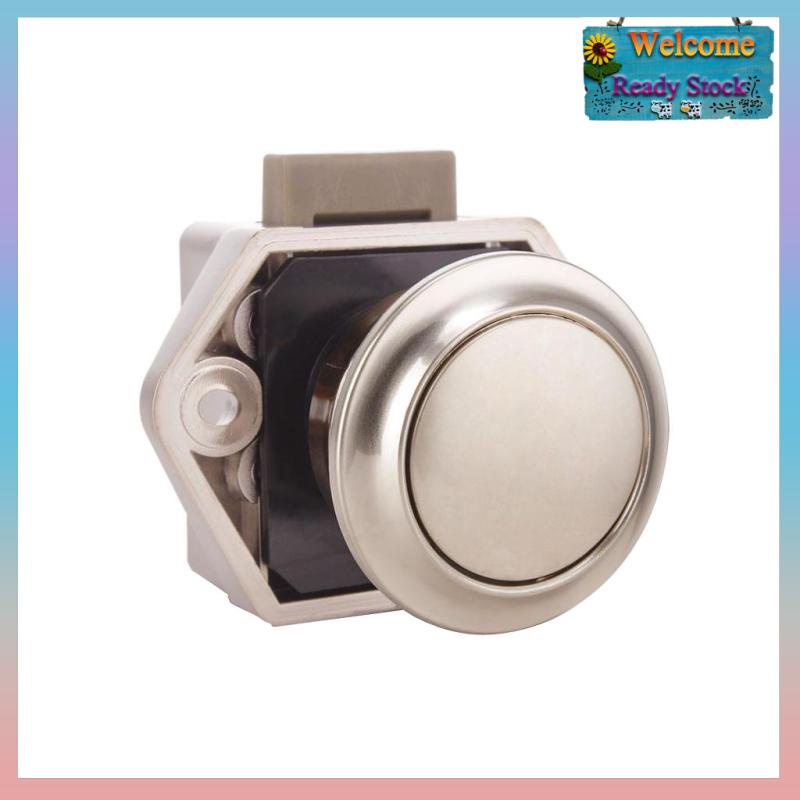 Chốt Khóa Cửa Tủ Dạng Nút Nhấn Không Cần Chìa 25mm