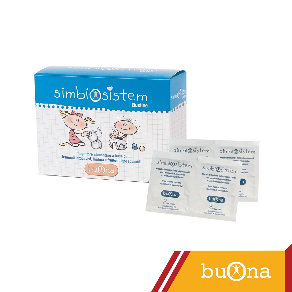 Men gói Simbiosistem - 10 tỷ lợi khuẩn giúp bé ăn ngon, giảm táo bón, loạn khuẩn đường ruột, hộp 20 gói 2g