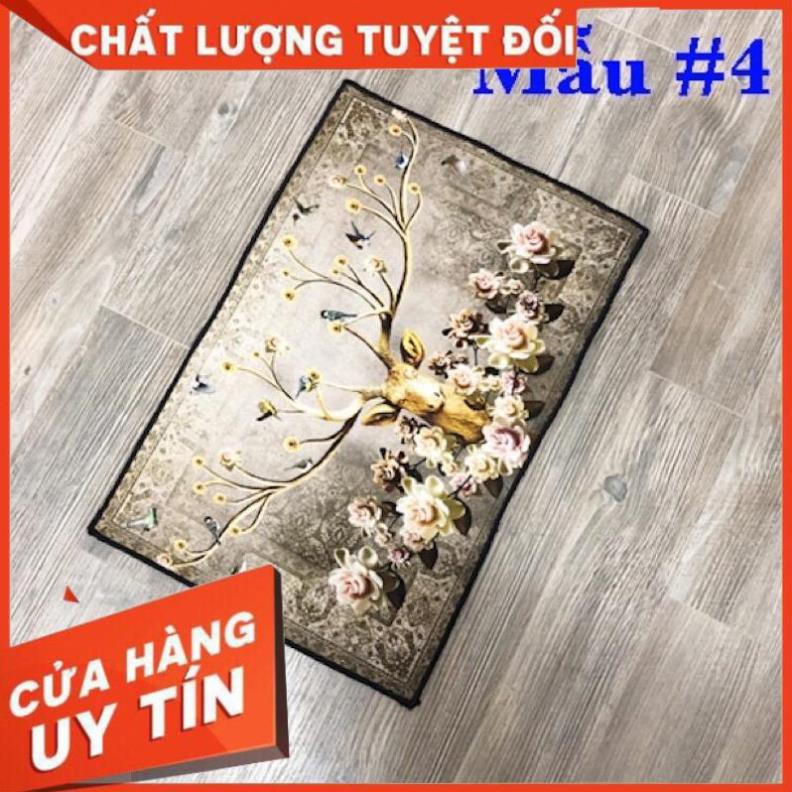 Sale Sốc -  Thảm Lau Chân 3D Thấm Nước Chống Trơn trượt . Siroshop.