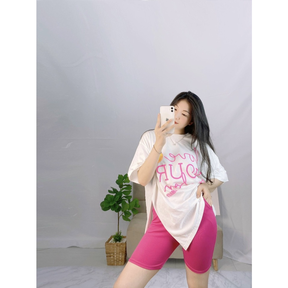 Quần legging lửng nhiều màu cạp chun trên gối legging đùi nữ ngố mặc ở nhà