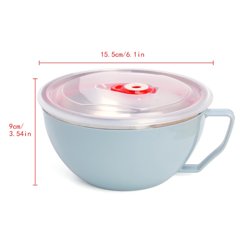 Tô Nấu Mì Bằng Thép Không Gỉ Có Tay Cầm Tiện Dụng