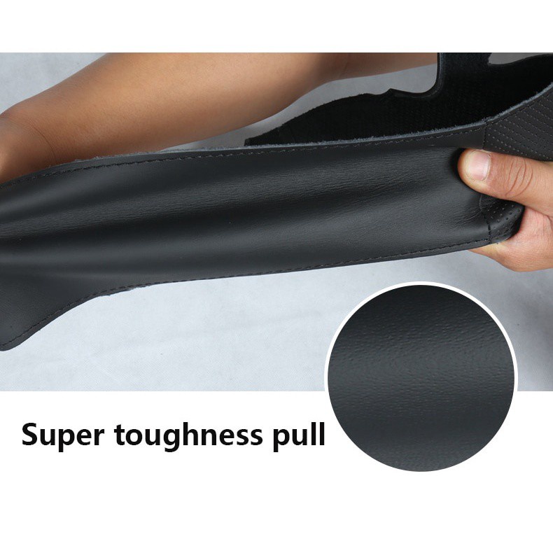 Vỏ Bọc Vô Lăng Bằng Da Bò Thật Màu Đen Cho Chevrolet Cruze 2009-2014 Aveo 2011-2014 Orlando 2010-2017