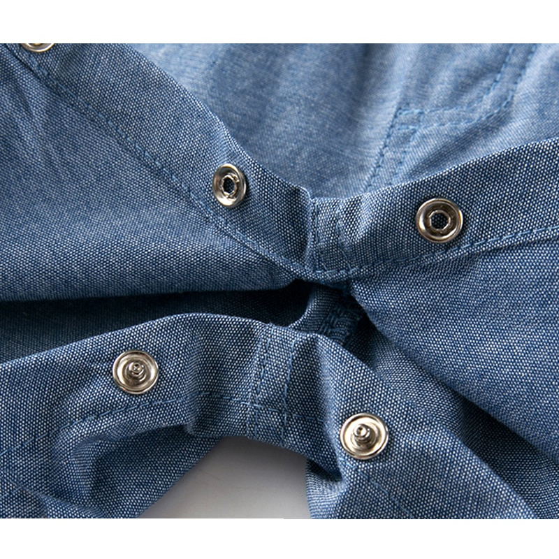 Bộ Trang Phục Bằng Vải Cotton Màu Trơn + Thắt Lưng Thời Trang Mùa Hè Cho Bé Trai