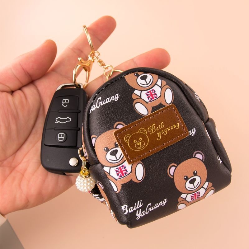 Ví cầm tay mini hình gấu Teddy dễ thương sáng tạo thời trang cho nữ