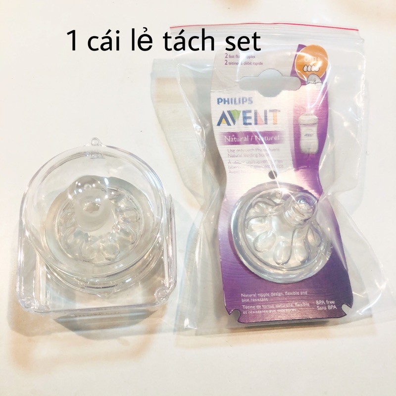 Núm ty Philips Avent đủ size