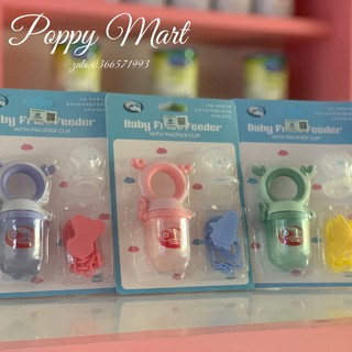 Túi nhai ăn dặm GB BaBy Hàn Quốc (tặng kèm dây xích và 3 núm thay)-Giúp bé tập ăn hoa quả và đồ thô dễ hơn,tránh hóc.