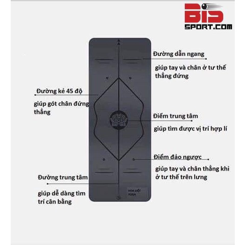 Thảm Tập Luyện Yoga Định Tuyến Cực Chuẩn PIDO ( PAIDU ) Chính Hãng - Thảm TPE 8mm - Xanh Bơ Đen