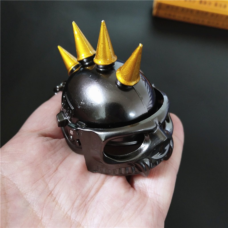 Móc Khóa Hình Nón Bảo Hiểm PUBG Cấp Độ 3 6CM