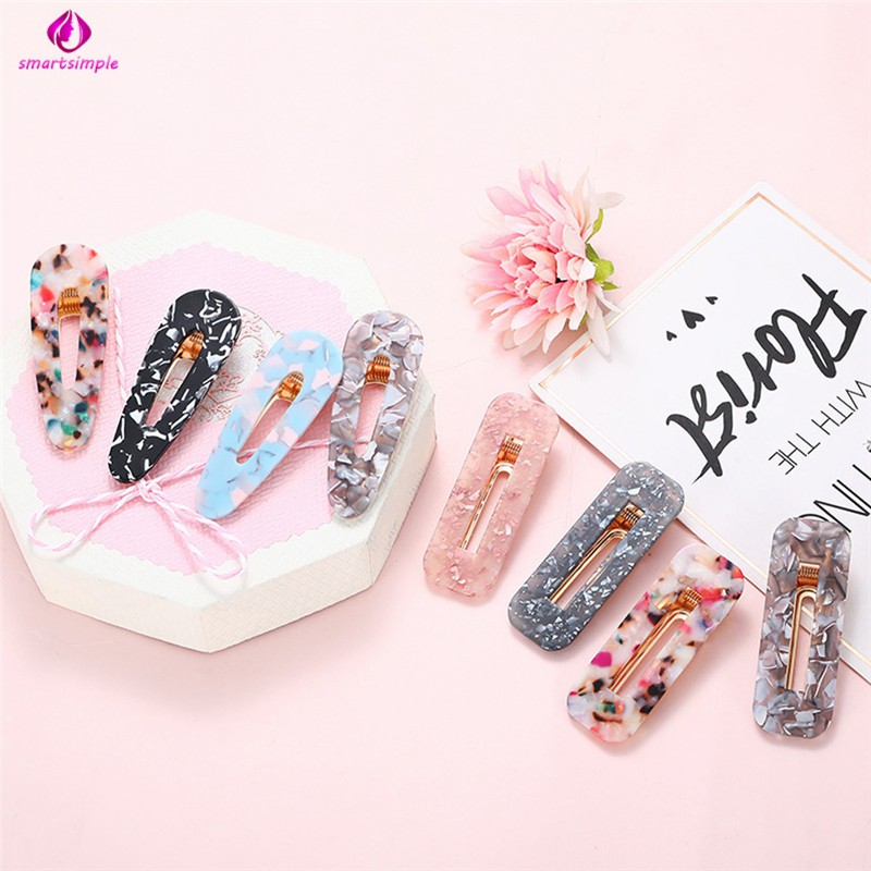 Kẹp tóc hình giọt nước kiểu dáng sáng tạo cho nữ