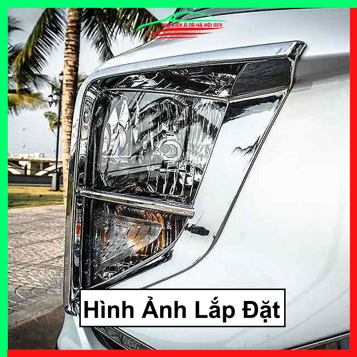 Ốp viền đèn pha hậu mạ crom Xpander 2018-2021 chống trầy trang trí bảo vệ xe