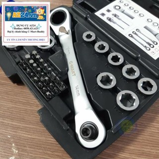 Bộ cờ lê tự động có khóa gạt c-mart k0029-c 36 chi tiết rẻ hơn hoàn tiền