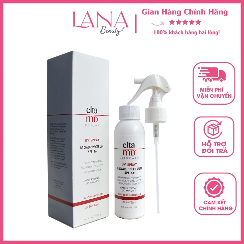 Xịt Chống Nắng Lâu Trôi Eltamd UV Spray Broad-Spectrum SPF 46 Chính Hãng