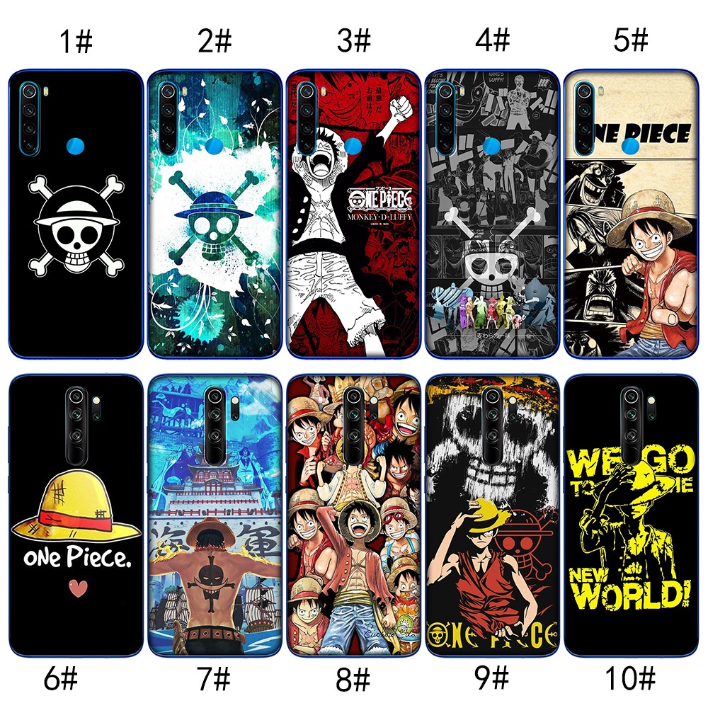 Ốp Điện Thoại Trong Suốt Họa Tiết Hoạt Hình One piece Luffy Cho Redmi Note 5 6 7 8 Pro MZD19