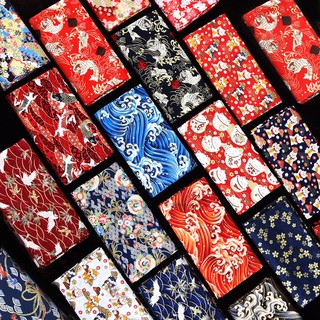 50x145cm 100% Cotton Vải Lanh Kimono Nhật Bản Dập Nóng Vàng Vải Cho Chắp Vá Quilting Vải kain