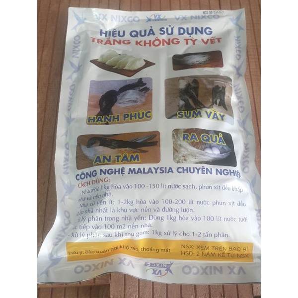 Men vi sinh trong nhà nuôi yến