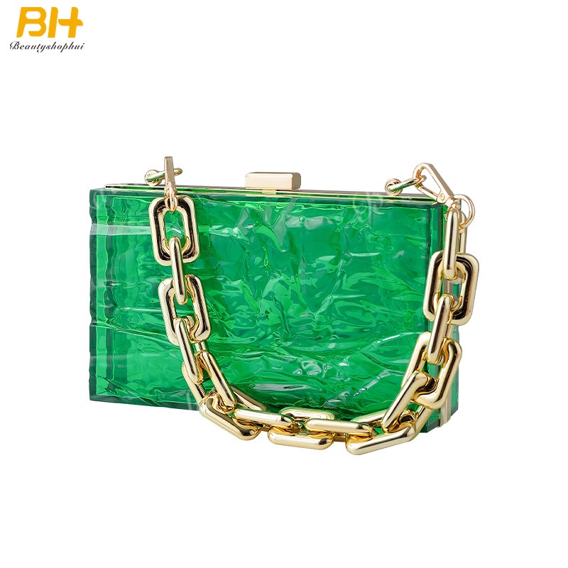 Túi Xách Dự Tiệc Bằng Acrylic Trong Suốt Phong Cách Âu Mỹ Thời Trang 2022 Cho Nữ