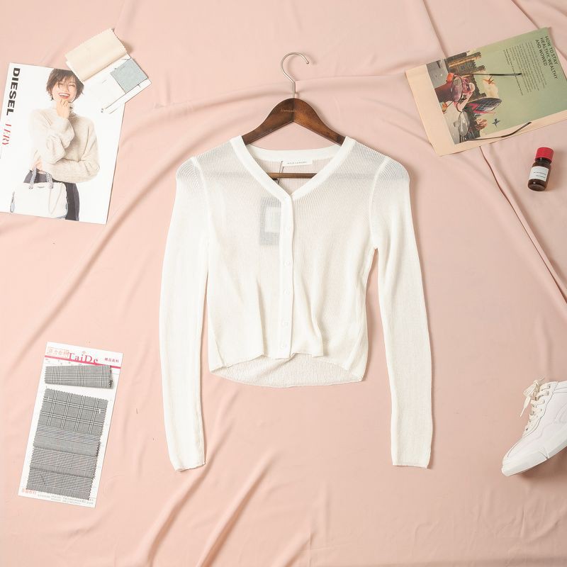 Áo cardigan nữ mỏng dáng ngắn freesize, Pniss 117533 | BigBuy360 - bigbuy360.vn