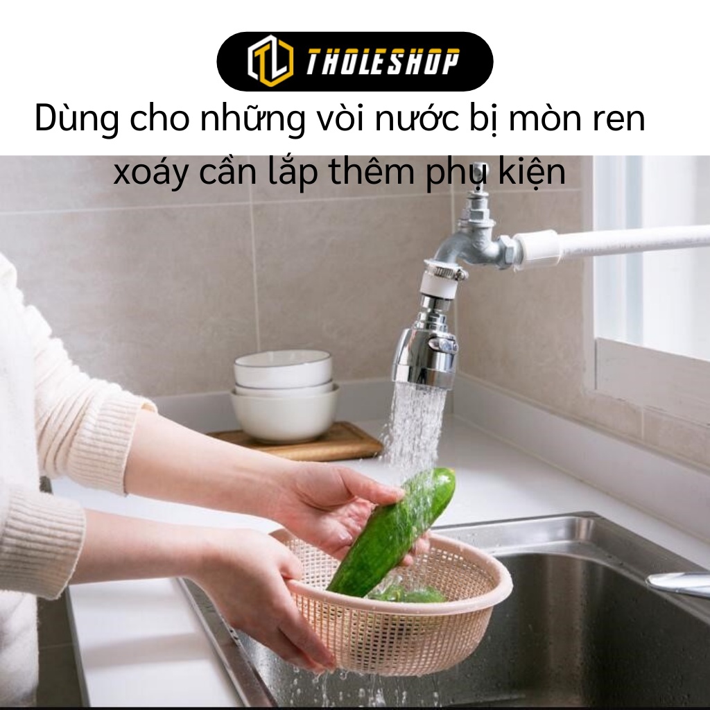 Đầu Nối Đa Năng - Đầu Nối Vòi Lọc Nước Chuyển Đổi Nhanh Vòi Hoa Sen 8581