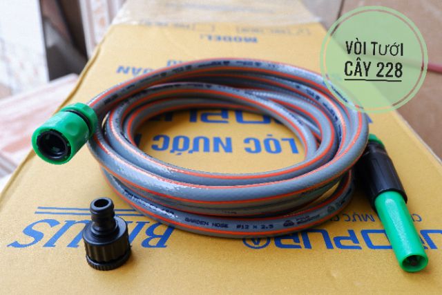 Bộ 20 Mét Dây Vòi Tưới Cây Siêu Bền Tăng Áp Đa Năng