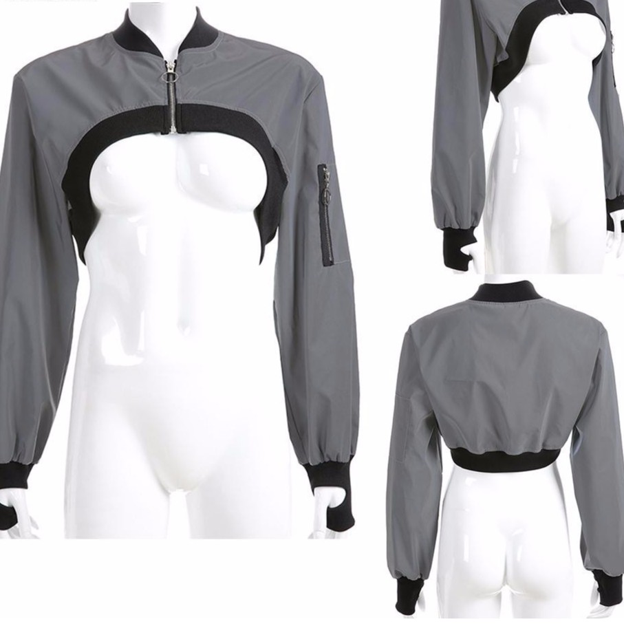 Khoác croptop phản quang | BigBuy360 - bigbuy360.vn