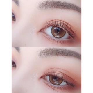 [Hàng mới về] Cặp Kính Áp Tròng Màu Nâu 14.0Mm Độc Đáo Tiện Dụng