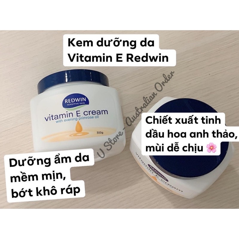Kem dưỡng da Redwin vitamin E Cream 300g