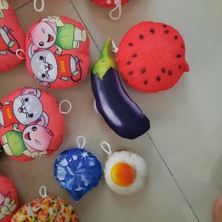 Móc Khóa gấu bông đủ loại ( AmongUs, gấu, bánh mì)