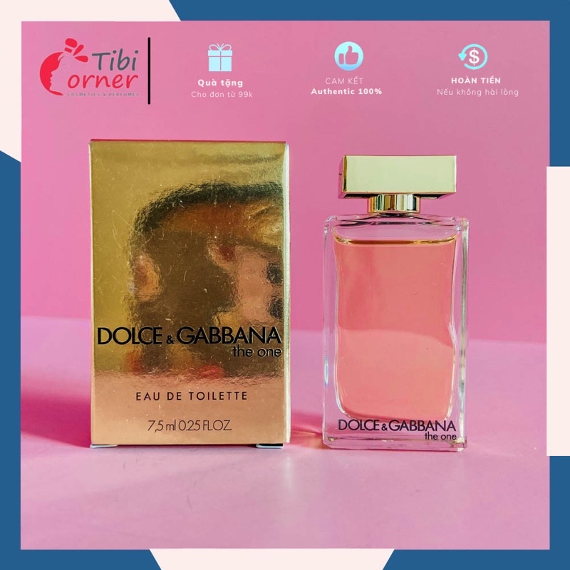 Nước Hoa Nữ Dolce &amp; Gabbana The One Woman EDP 7.5Ml