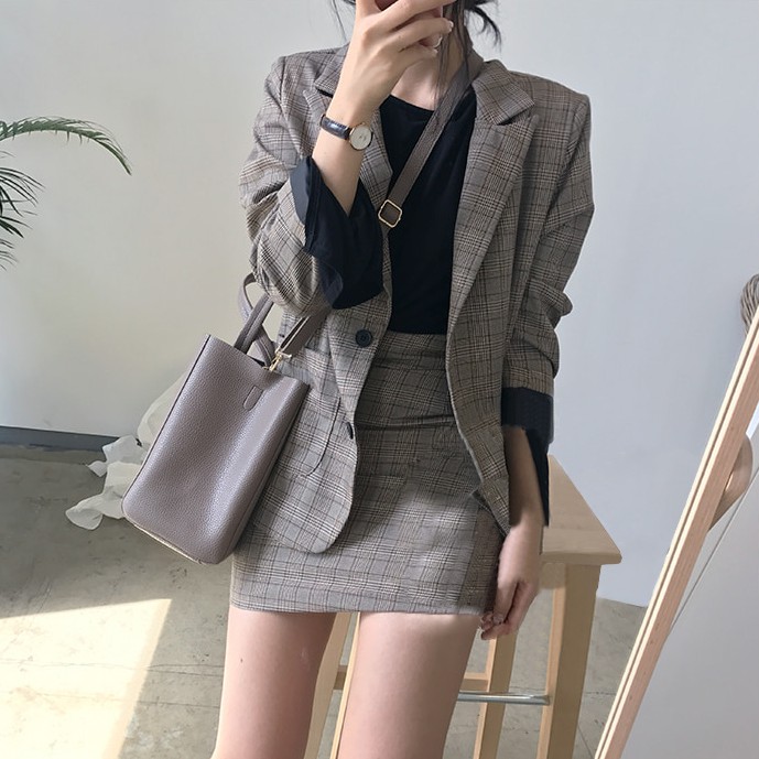 SET BỘ VEST CÔNG SỞ ULZZANG (AUTUMN) | BigBuy360 - bigbuy360.vn