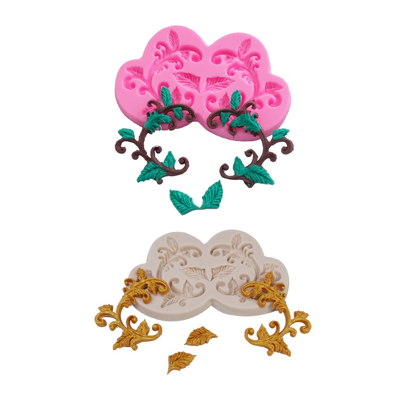 Khuôn Silicone Tạo Hình Dây Mây Trang Trí Bánh