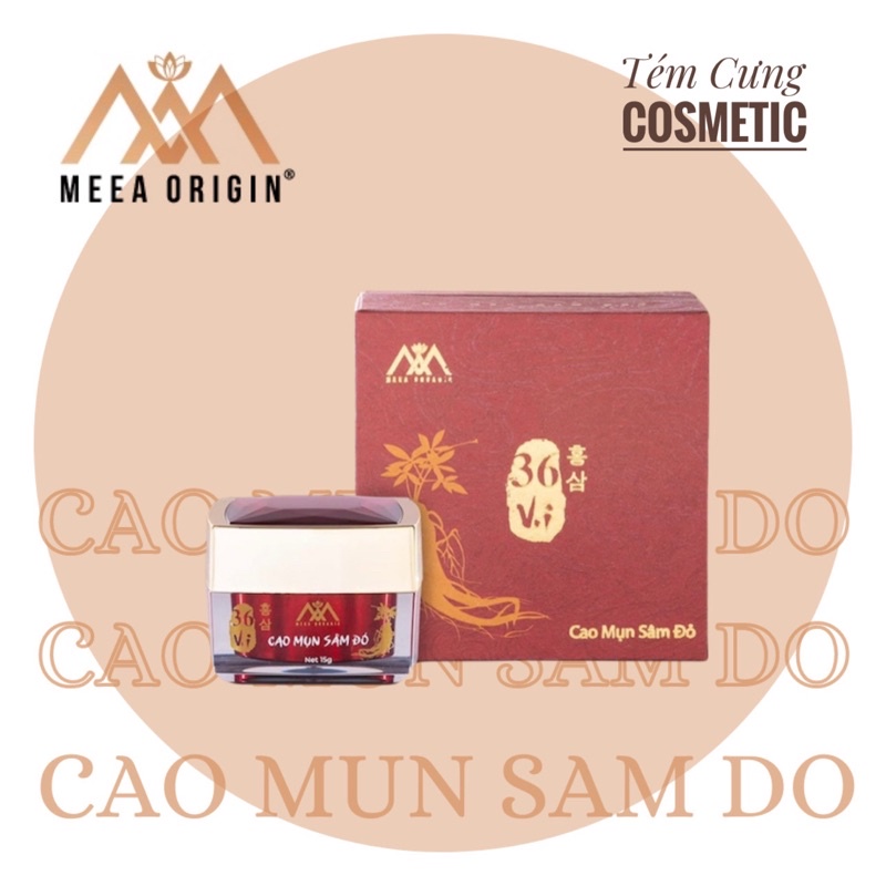 CAO MỤN SÂM ĐỎ FULL 15GR