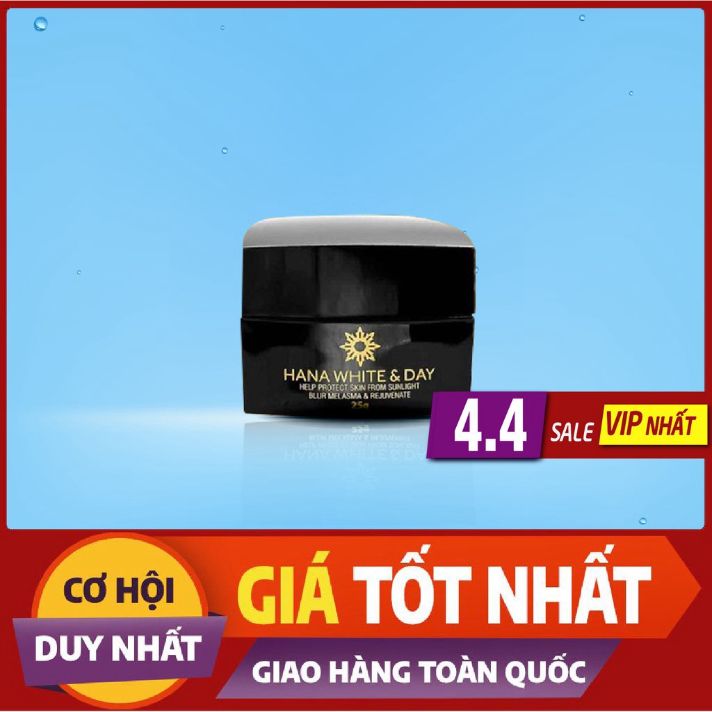 [ SALE SỐC ] Kem Dưỡng Trắng Ngày Hana White & Day Hanayuki CHÍNH HÃNG 100%