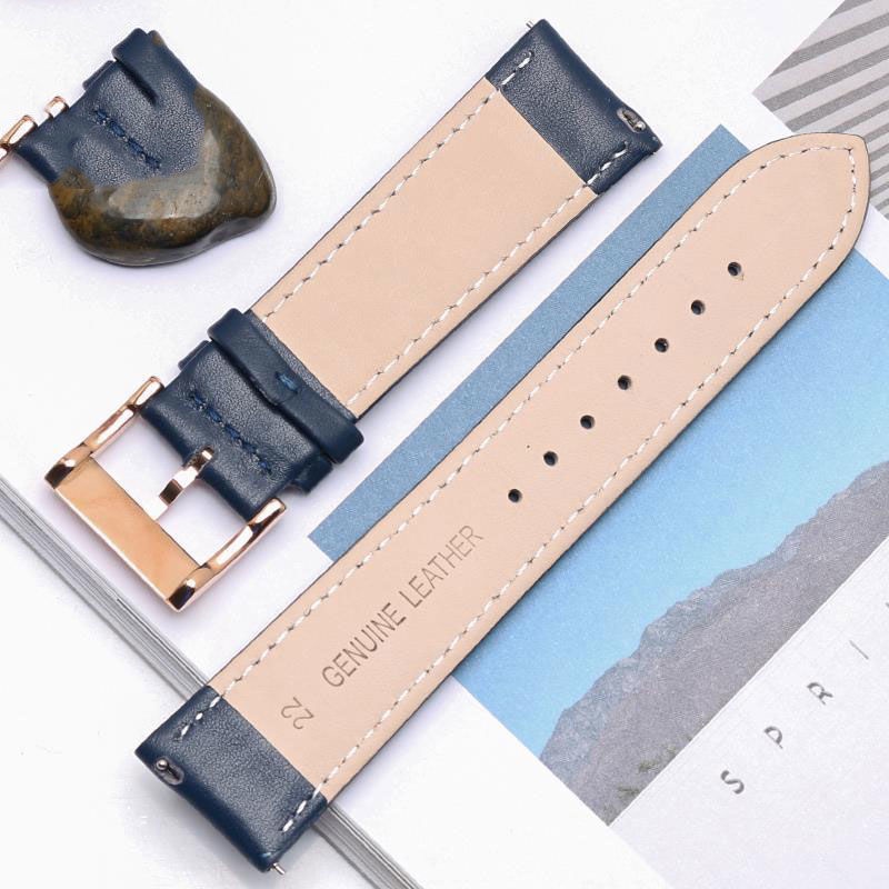 10-29✈Dây Đồng Hồ Đeo Tay Thời Trang Fossil FS4812 Dành Cho Nam305220 Vòng Tay Da Bò Dày 22mm