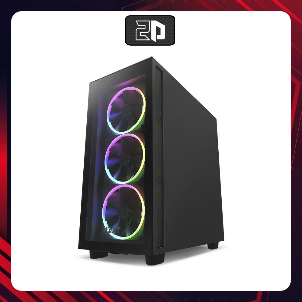 Vỏ Case NZXT H7 ELITE MATTE BLACK - Mid Tower / Màu Đen