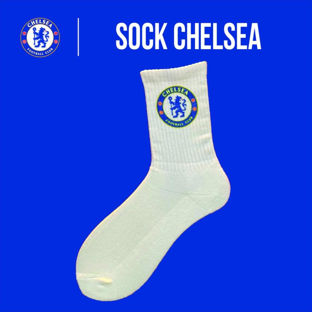 Tất vớ bóng đá CLB Chelsea  hàng dệt kim,logo đẹp,sắc nét dành cho đá bóng,đá banh loại cao cấp, nhiều mẫu.