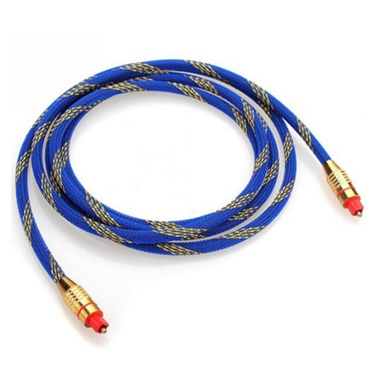 Cáp quang âm thanh Toslink Optical (Xanh Phối Vàng)