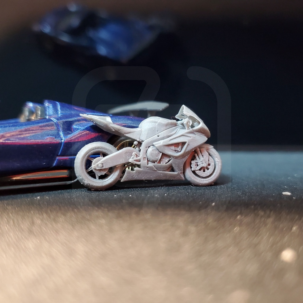 Xe môtô dành cho mô hình 1:64