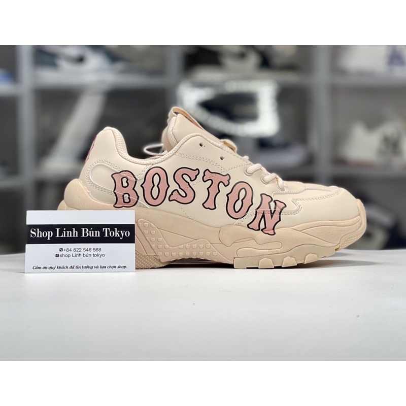 Giày Sneaker 🔥 MLP boston hồng hàng cao cấp kèm phụ kiện
