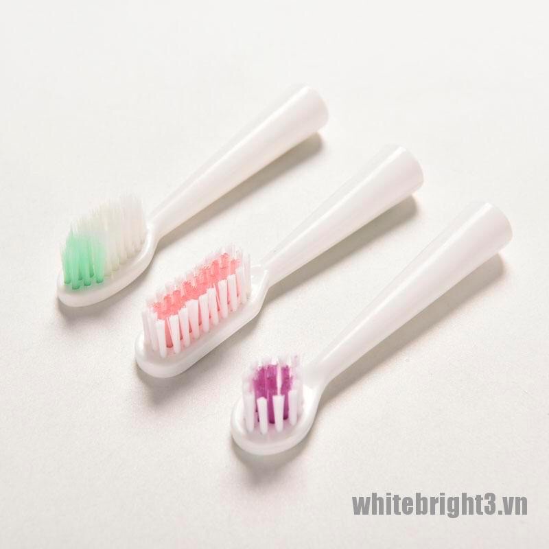 BÀN CHẢI ĐÁNH RĂNG  SIÊU MỀM DÙNG PIN CHẠY TỰ ĐỘNG GỒM 3 ĐẦU THAY THẾ TIỆN LỢI