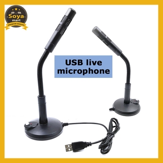 Micro để bàn kết nối USB máy tính Laptop đa hướng Có Thể Xoay 360 Độ dùng cho LiveStream Học Online