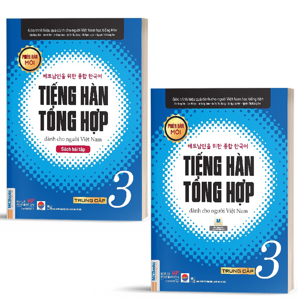 [LIFEMALL9915 - 12% đơn 99K] Sách - Combo Tiếng Hàn Tổng Hợp Dành Cho Người Việt Nam - Trung Cấp 3