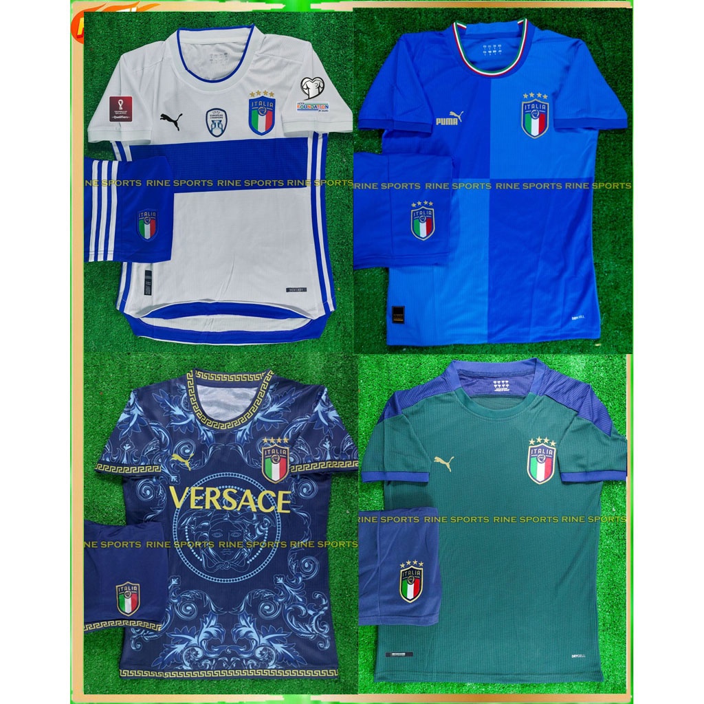 Bộ Áo bóng đá italia Ý hàng Thailand chuẩn thi đấu 2022