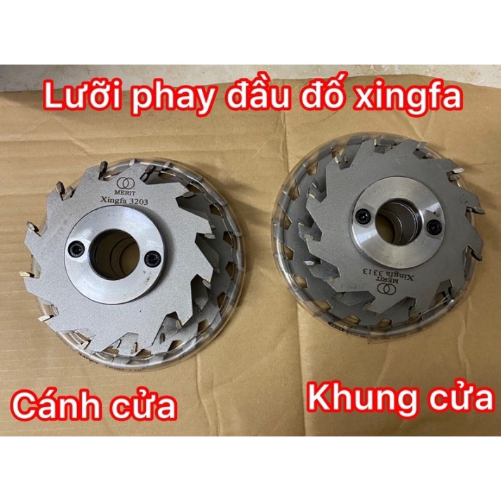 COMBO 1 CẶP  LƯỠI PHAY ĐẦU ĐỐ NHÔM VP, PMA, JMA, AP55 .. XINGFA